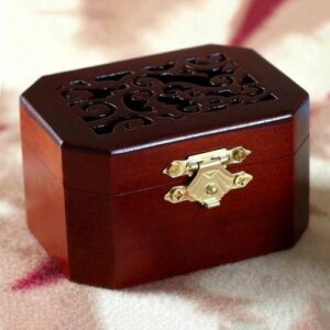 Engraved Wooden Jewelry Box